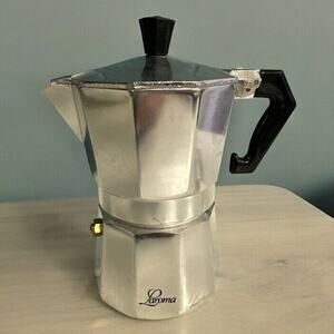 Laroma Small 2 Cup Espresso Coffee Maker. Stove Top Espresso Maker